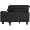 vidaXL Sofa Chair Black Faux leather Large Sofa Chair Rectangular - 4 of 4