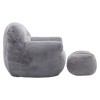 PAGED Comfy Bean Bag Chair, Faux Fur Beanbag Chair with Back Support, Floor Sofa for Bedroom, Living Room - 3 of 4