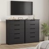 4/5 Drawer Dresser for Bedroom,Wooden Dresser Chest of Drawers with Embedded Handles - 4 of 4