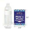 Big Dot of Happiness Making Waves - Swim Team - Fill In Swimming Party or Birthday Party Invitations (8 count) - 3 of 4