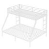 NicBex Modern Metal Frame Twin/Full over Queen Floor Bunk Bed for Teens/Adults,Simple Bed Frame with Guardrails for Bedroom,Kids Room - 4 of 4