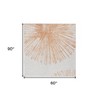 Salmon And Ivory Abstract Washable Indoor Outdoor Area Rug - 3 of 4
