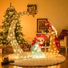 Tangkula 5 FT Lighted Christmas Nativity Scene Set Outdoor Holy Family Decoration with 140 LED Lights Xmas Nativity Set with Stakes and Zip Ties - 2 of 4
