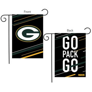 Briarwood Lane Green Bay Packers Slogan Garden Flag NFL Licensed - 1 of 3