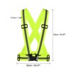 Unique Bargains Reflective Vest Adjustable 360 Degree High Visibility Safety Vest for Cycling Running Walking - 2 of 4