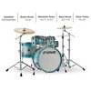 SONOR AQ2 Stage Maple 5-Piece Shell Pack Aqua Silver Burst - 2 of 2