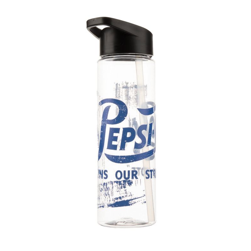 Pepsi Cola Wins Our Straw Vote 24 Oz Single Wall Plastic Water Bottle, 1 of 5