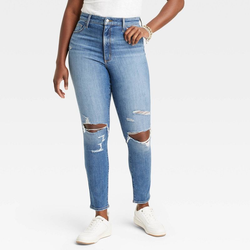 Women's High-Rise Skinny Jeans - Universal Thread™, 5 of 8