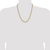 Chisel Stainless Steel Yellow IP-plated 3.5mm 22" Elongated Round Box Chain Necklace - 4 of 4