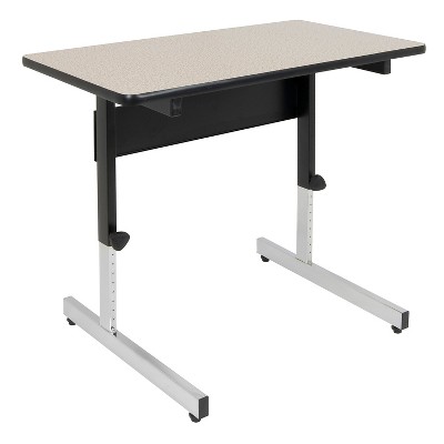 Studio Designs Adapta 36W Square Table Black and Spatter Gray 410381