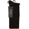 Memoi Herringbone Cotton Blend Knee High Sock Black-Gray 9-11 - 4 of 4