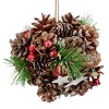 Northlight Pine Cones, Stars and Berries Hanging Christmas Ornament - 6" - 3 of 4