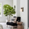 DORESshop 2.76 in. 1-Light Matte Black Vintage Industrial Bulb Wall Sconce for Bathroom Stair Bedroom - 2 of 4