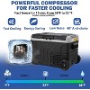 37QT Portable Car Fridge with Wheels, Dual Zone, Fast Cooling (-4°F~68°F), AC/DC Power for Camping, Travel, Truck, Home Use - 3 of 4
