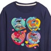 Boys' - Hot Wheels - Monster Racing Hearts Long Sleeve Graphic T-Shirt - 2 of 4