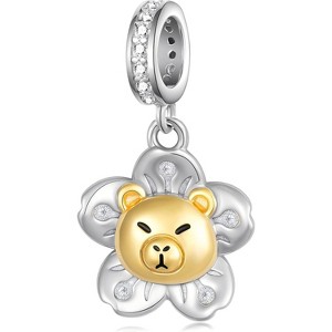 925 Sterling Silver Animal Charms, Highland Cow Manta Ray Dachshund Turtle and More, Jewelry Gift Set for Women - 1 of 4