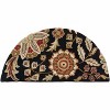 Hauteloom Heaters Black Floral Wool Carpet - 3 of 4