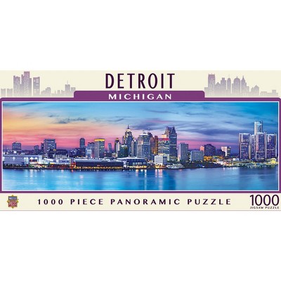 MasterPieces Detroit 1000 Piece Panoramic Jigsaw Puzzle