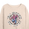 Women's - Marvel - Spider-man Valentine I'm Stuck On You Lightweight French Terry Wide Neck Long Sleeve Shirt - 2 of 4