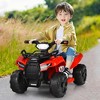 Costway 6V Kids ATV Quad Electric Ride On Car Toy Toddler with LED Light MP3 - 2 of 4