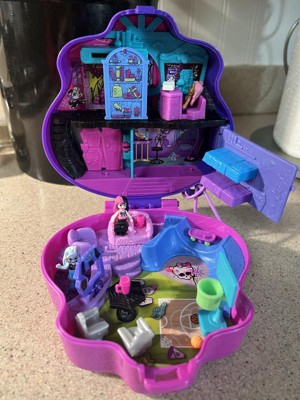 Polly Pocket Monster High Compact With 3 Micro Dolls & 10 Accessories ...