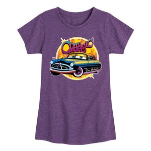 Girls' - Disney - Classic Doc Hudson Car Show Ready Fitted Short Sleeve Graphic T-Shirt - 1 of 4