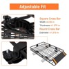 Roof Rack Basket, Heavy-Duty 200LB Capacity Adjustable Cargo Basket, Powder-Coated Steel Rack with Extension for SUV, Truck, Jeep & Off-Road Vehicles - 4 of 4