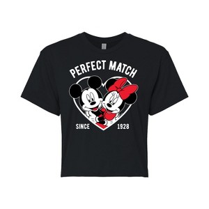 Women's - Disney - Perfect Match Cropped Graphic T-Shirt - 1 of 4