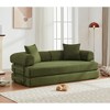 NicBex Oversized Upholstered Floor Sofa Bed with Convertible Folding Design,2-Seater Futon Couch Sleeper Sofa for Living Room,Bedroom - 3 of 4