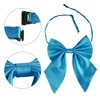 INSPIRE CHIC Women's Pre-Tied Bowknot Solid Color Ribbon Bow Ties - 3 of 4