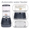 Elevon Automatic Dog & Cat Gravity Food and Water Dispenser Set 3.8L - 3 of 4