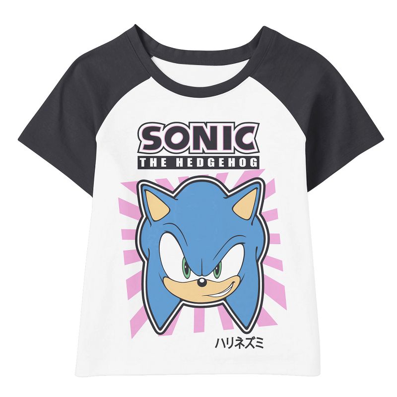 Sonic The Hedgehog Sonic Checkers 4-Pack Youth Girls Tees, 3 of 6