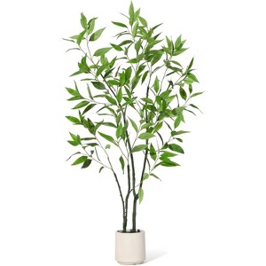 Garvee Artificial Eucalyptus Tree, Lifelike Faux Plant, Bendable Stems, Indoor/Outdoor, Effortless Assembly - 1 of 4