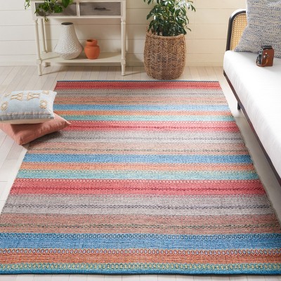 Montauk Handwoven Multicolor Wool and Cotton Area Rug