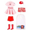 HalloweenCostumes.com League of Their Own Toddler Dottie Luxury Costume For Girls. - 4 of 4