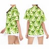 HAPPY BAY Hawaiian Shirts Womens Casual Summer Party Blouses Shirt Dressy Blouse Short Sleeve Button Up Dress Tops Tee Shirts T Shirts - 3 of 4