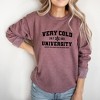 Simply Sage Market Women's Graphic Sweatshirt Very Cold University - 2 of 3