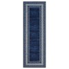 TackView Washable Runner Rug, Modern Bordered Rug Non Slip Bedroom Runner Carpet for Laundry Room Kitchen - 2 of 4