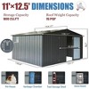 Outdoor Storage Shed, Large Outdoor Garden Shed with 2 Built-in Window,  Waterproof, Rust-Proof Tool Shed for Backyard - 2 of 4