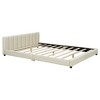 Queen Size & Twin XL Size Upholstered Platform Bed with Sturdy Frame - 4 of 4