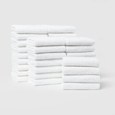 36pk Washcloth Bundle White - Room Essentials™