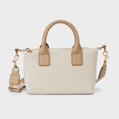 Foundational Mini Tote Handbag - Universal Thread™ Natural/Tan