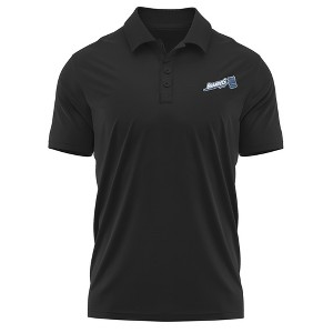 Brandeis University Adult Polo Left Chest Logo, Athletic Heather - 1 of 4