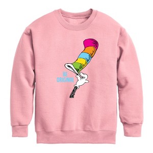 Boys' Dr. Seuss Be Original Graphic Long Sleeve Fleece Sweatshirt