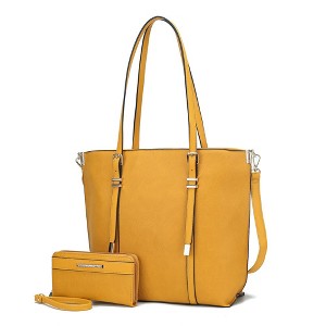 MKF Collection Emery Vegan Leather Women’s Tote Bag with Wallet by Mia K - 1 of 4