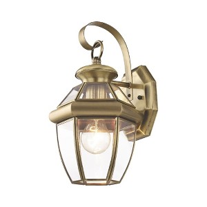 Livex Lighting Monterey 1 - Light Wall Light in  Antique Brass - 1 of 4