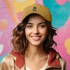 Dalix Hippo Embroidered Cotton Dad Hat Cute Animal Design Adjustable Baseball Cap for Everyday Wear Womens - 3 of 4
