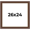 PosterPalooza | Photo Size Traditional Brown Picture Frame - UV Acrylic, Foam Board Backing, Hanging Hardware - 2 of 4