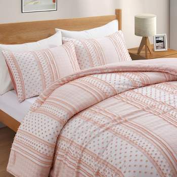 Peace Nest All Season Printed and Solid Colors Microfiber Comforter Set