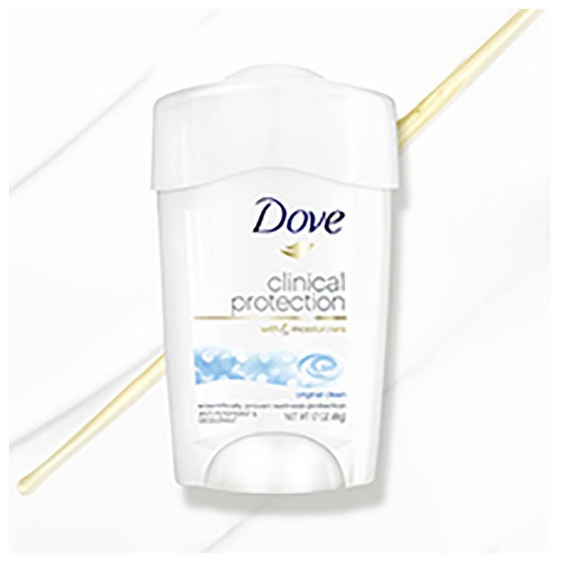 Dove Beauty Clinical Protection Original Clean Women&#39;s Antiperspirant &#38; Deodorant Stick - 1.7oz, 6 of 10